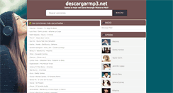 Desktop Screenshot of descargarmp3.net